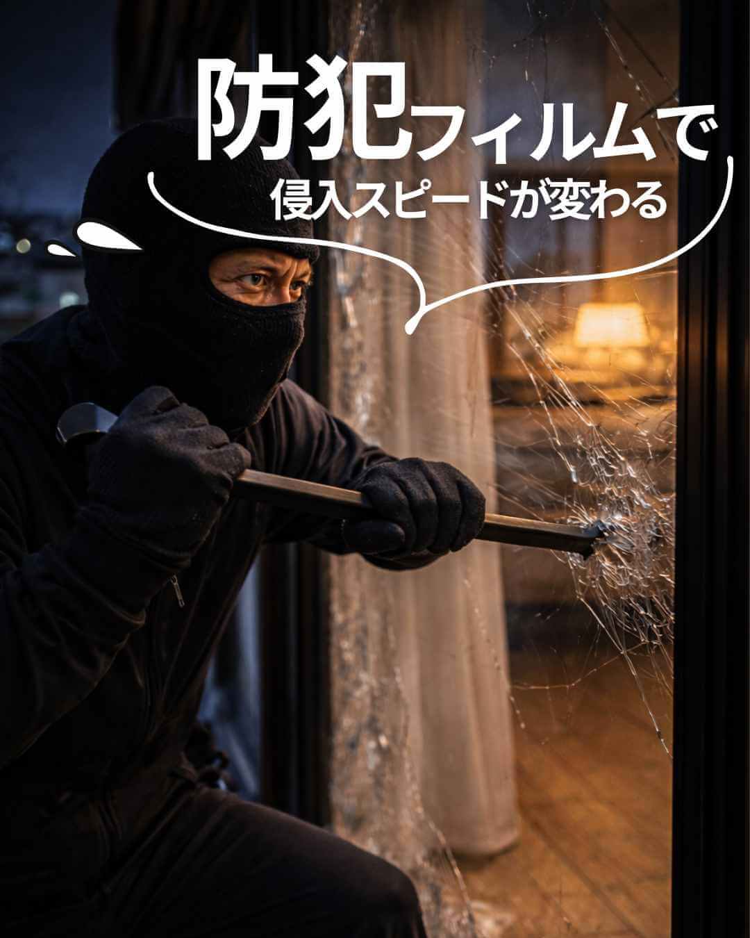 防犯イメージ（日本の住宅）